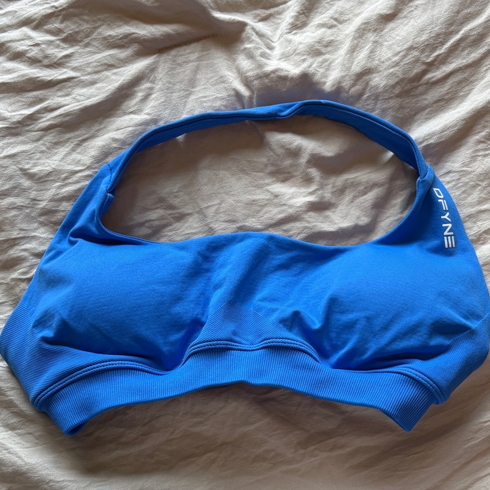 Dfyne Impact Electric Blue sports bra